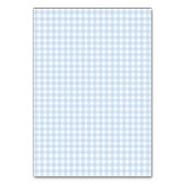 Blue Little Elephant Bow Baby Shower Table Numbers テーブルナンバー (裏面)