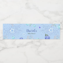 Blue Little Pumpkin Baby Shower 