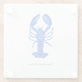 Blue Lobster ガラスコースター (裏面)