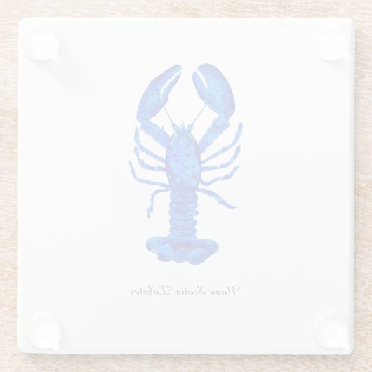 Blue Lobster ガラスコースター (裏面)