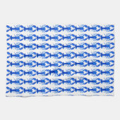 Blue Lobster キッチンタオル (横)