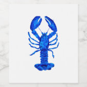 Blue Lobster ワインラベル (シングルラベル)