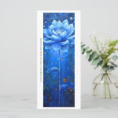 Blue Lotusブックマー色彩の鮮やかク・カードの作成 (スタンド正面)