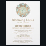 Blue Lotus Mandala チラシ<br><div class="desc">For matching marketing material please contact me at maurareed.designs@gmail.com</div>