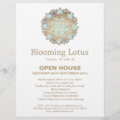 Blue Lotus Mandala チラシ (正面)