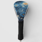 Blue Lotus Pond Serenity Symbol Renewal Spiritual ゴルフヘッドカバー (正面)