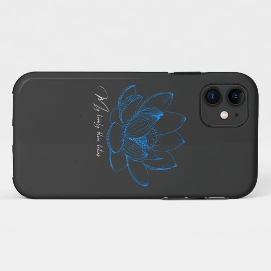 Blue Louts iPhone / iPad case Case-Mate iPhoneケース (裏面(横))