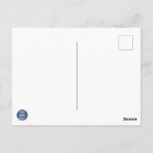 Blue // LOVE文字お洒落をカッシー ポストカード (裏面)