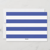 Blue Love and Light 独身の Photo Hanukkahカード シーズンカード (裏面)