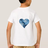 Blue Love for Mom Tシャツ (裏面)