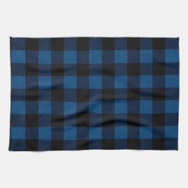 Blue Lumberjack Plaid キッチンタオル