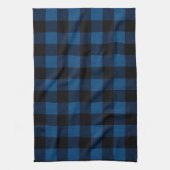 Blue Lumberjack Plaid キッチンタオル (縦)