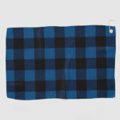 Blue Lumberjack Plaid ゴルフタオル (横)