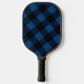 Blue Lumberjack Plaid ピックルボールラケット (裏面)