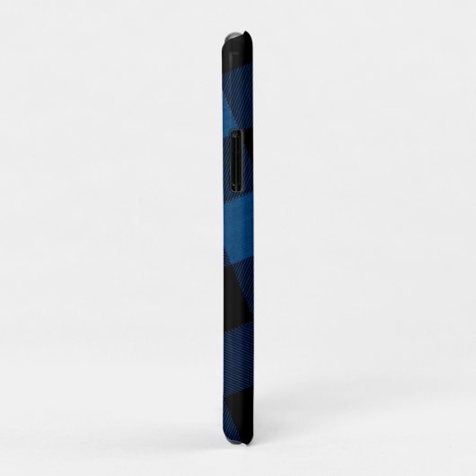 Blue Lumberjack Plaid Case-Mate iPhoneケース (裏面/右)