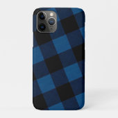 Blue Lumberjack Plaid Case-Mate iPhoneケース (裏)