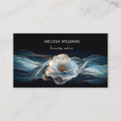 Blue Luxury Flower 名刺 (正面)