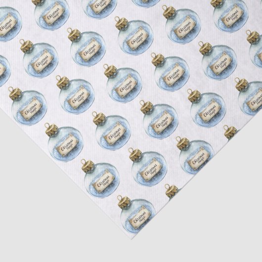 Blue Magic Ornament Christmas Lights 薄葉紙 (詳細)