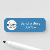 Blue Magnetic会社従業員名タグ 名札 (インサイチュ)