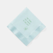 Blue Mah Jogg Napkins、Jokers、Mah Jong 縁ありカクテルナプキン (角)