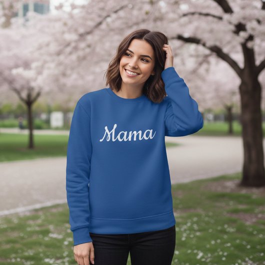 Blue Mama and Dad Sweatshirts スウェットシャツ