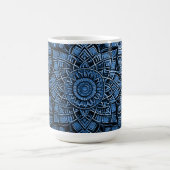 Blue Mandala Mug コーヒーマグカップ (中央)