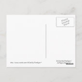 Blue Marble_ボールを持っている ポストカード (裏面)