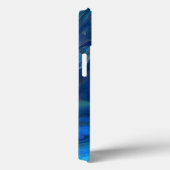 Blue Marble Agateテクスチャ流体アート Case-Mate iPhoneケース (裏面 / 右)