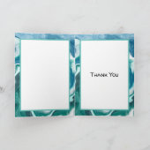 Blue Marble Fluid Artありがとうございました サンキューカード (内部)