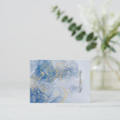 Blue Marble Store Earring Display Card 名刺 (スタンド正面)