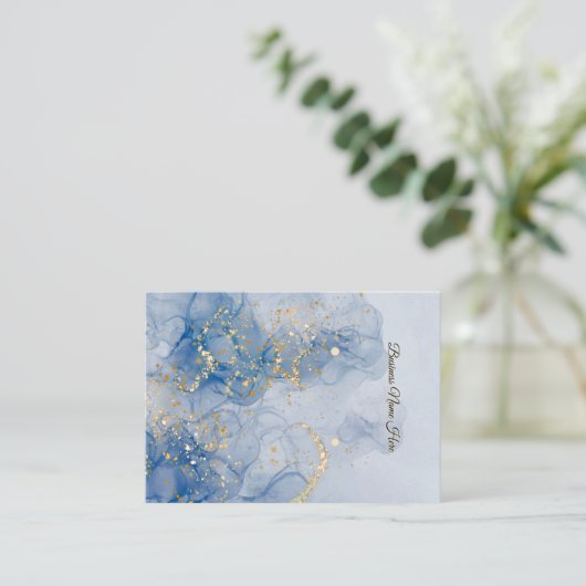 Blue Marble Store Earring Display Card 名刺 (スタンド正面)