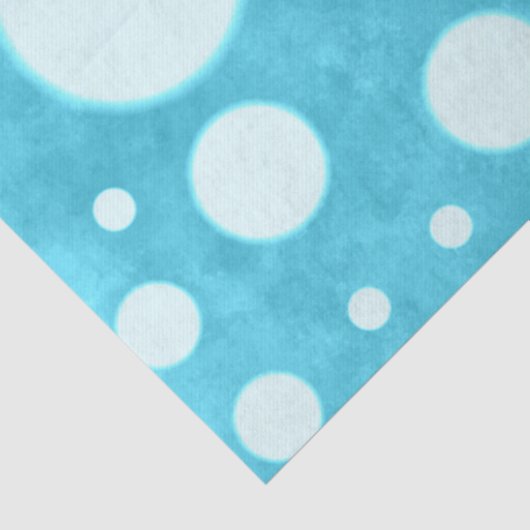 Blue Marble White Polka Dots Pattern Decoupage 薄葉紙 (詳細)