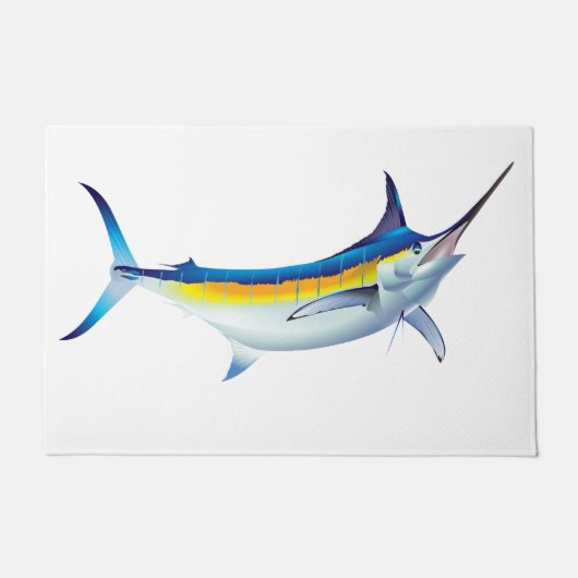 Blue Marlinプロフィール ドアマット (正面)