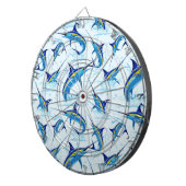 Blue Marlin Jumping out of Ocean ダーツボード (正面右)