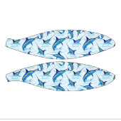 Blue Marlin Jumping out of Ocean ミニバスケットボール (パネル)