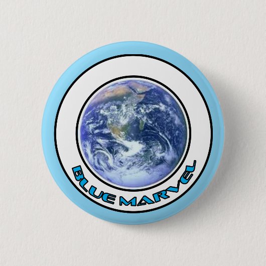 BLUE MARVEL Button 缶バッジ (正面)