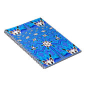 blue matrix gridノートブック ノートブック (右側)