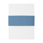 Blue Meadow Personalized Wedding Invitation Ribbon 招待状ベリーバンド (裏面例)