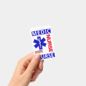 Blue Medical Doctor名前をカスタムするID従業員 バッジ (手持ち)