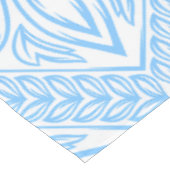 Blue Mediterranean Italian Tile Decorative Pattern テーブルクロス (アングル)