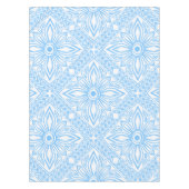 Blue Mediterranean Italian Tile Decorative Pattern テーブルクロス (正面)