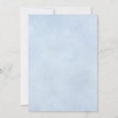 Blue Mediterranean Lemon Wedding 招待状 (裏面)