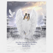 Blue Merle Collie Angel in Dog天国、Keepsake -