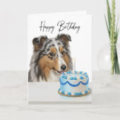 Blue Merle Sheltie Cake Inspector カード (正面)