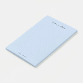 Blue minimalist and personalized retro aesthetic  ポストイット (アングル)