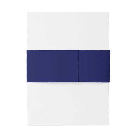 Blue minimalist custom name  招待状ベリーバンド (裏面例)