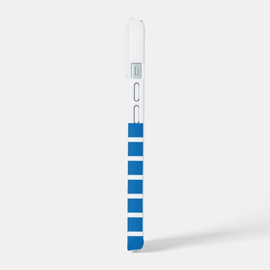 Blue Minimalist Sailboat Phone Case for iPhone 15ケース (左側面)