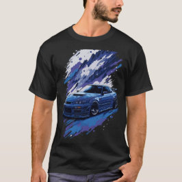Blue Modified Skyline in a splash of絵を描, クール G Tシャツ