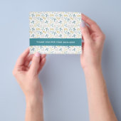 Blue Molects Science Business Thank You チラシ (手)