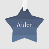 Blue Monochromatic オーナメント (裏面)